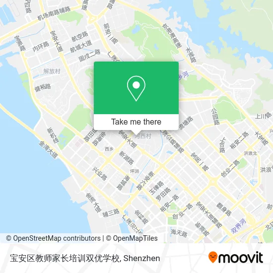 宝安区教师家长培训双优学校 map