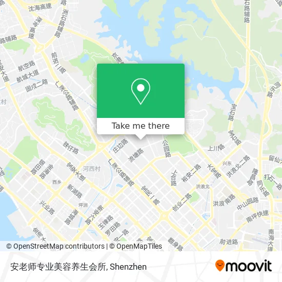 安老师专业美容养生会所 map