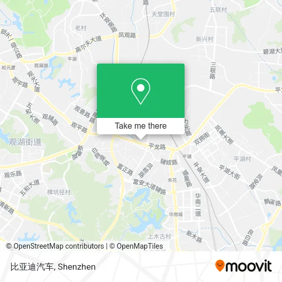 比亚迪汽车 map