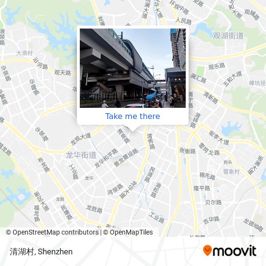 清湖村 map