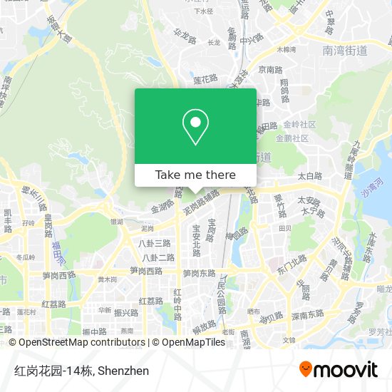 红岗花园-14栋 map