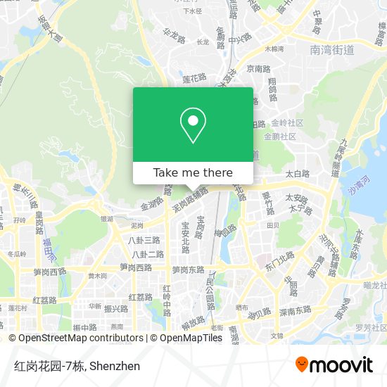 红岗花园-7栋 map