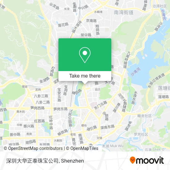 深圳大华正泰珠宝公司 map