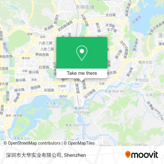 深圳市大华实业有限公司 map