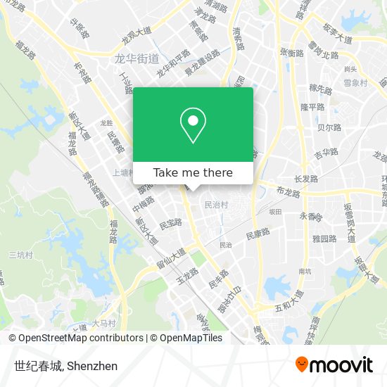 世纪春城 map