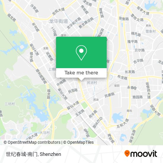 世纪春城-南门 map