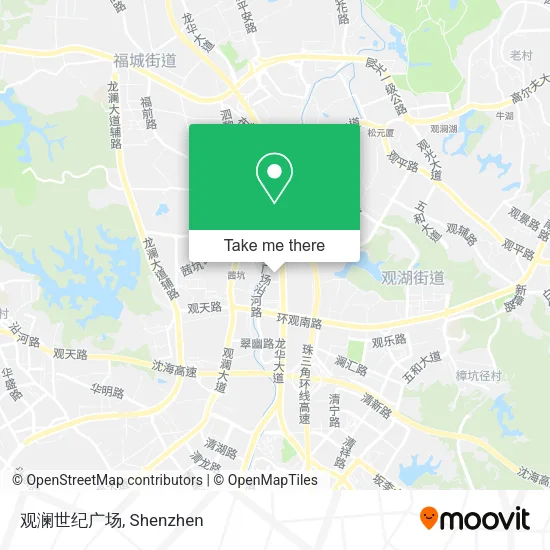 观澜世纪广场 map