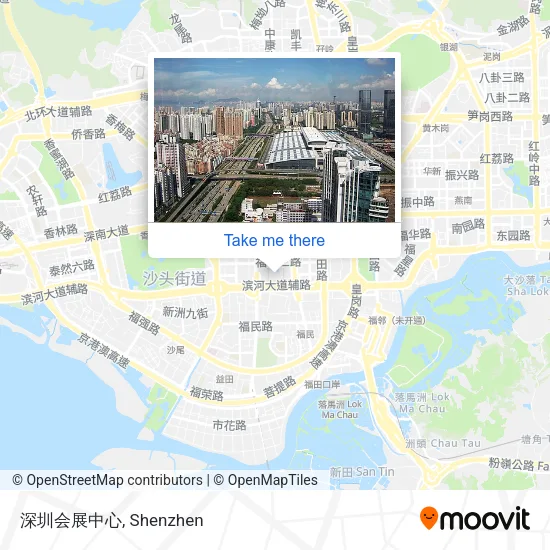 深圳会展中心 map