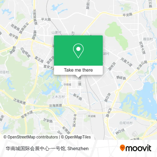 华南城国际会展中心-一号馆 map
