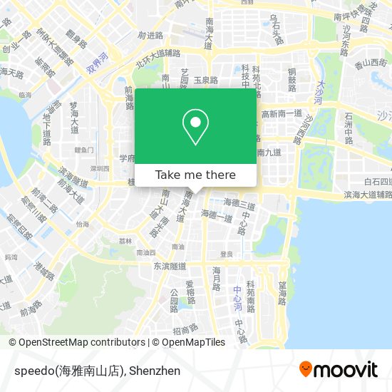 speedo(海雅南山店) map