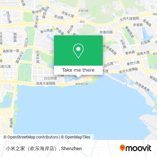 小米之家（欢乐海岸店） map