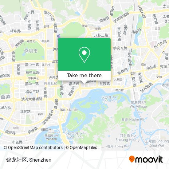 锦龙社区 map