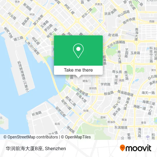 华润前海大厦B座 map