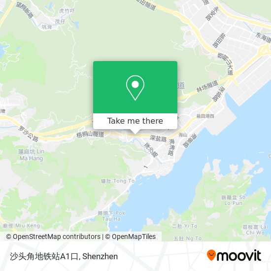 沙头角地铁站A1口 map