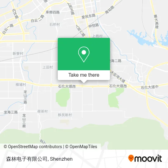 森林电子有限公司 map