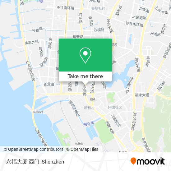 永福大厦-西门 map