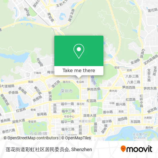 莲花街道彩虹社区居民委员会 map