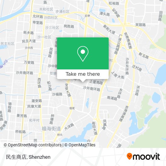 民生商店 map