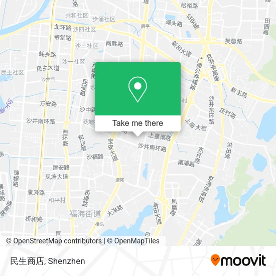 民生商店 map