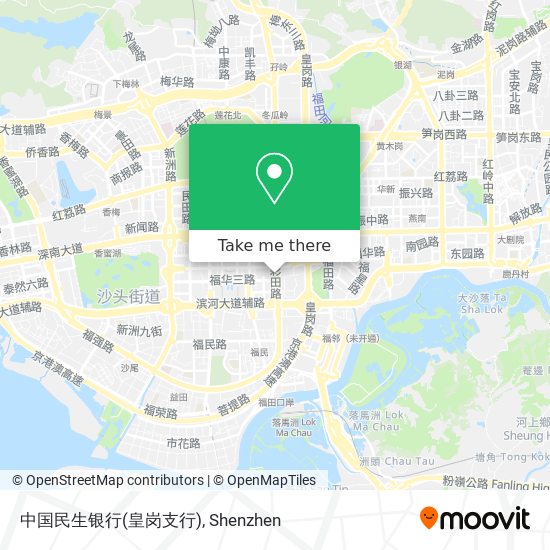 中国民生银行(皇岗支行) map