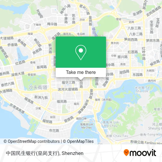 中国民生银行(皇岗支行) map