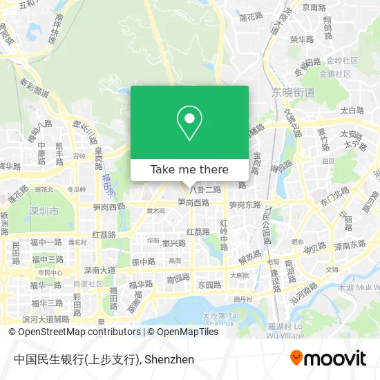 中国民生银行(上步支行) map
