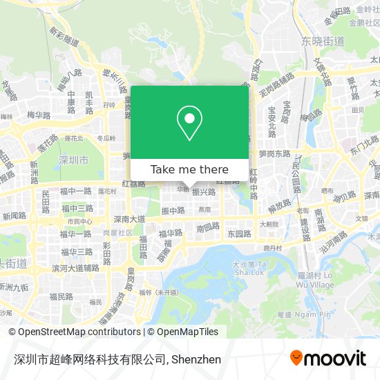 深圳市超峰网络科技有限公司 map