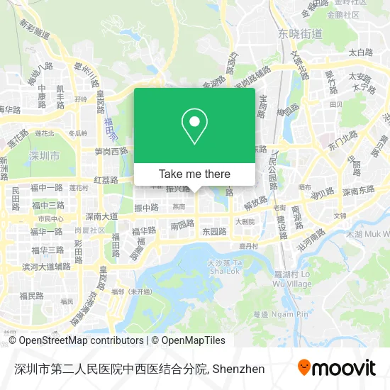 深圳市第二人民医院中西医结合分院 map