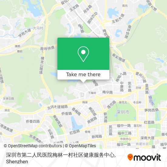 深圳市第二人民医院梅林一村社区健康服务中心 map