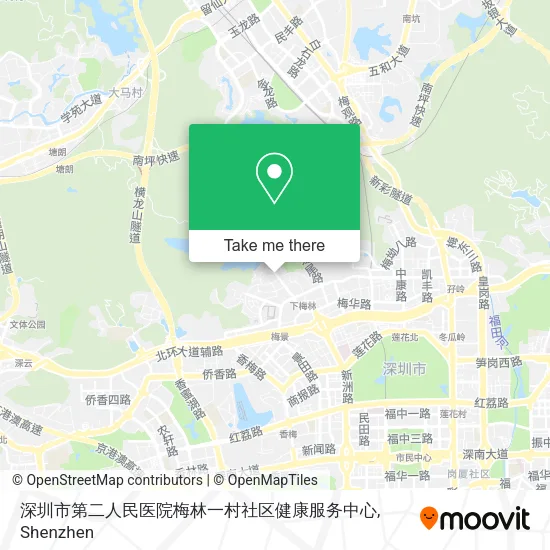 深圳市第二人民医院梅林一村社区健康服务中心 map