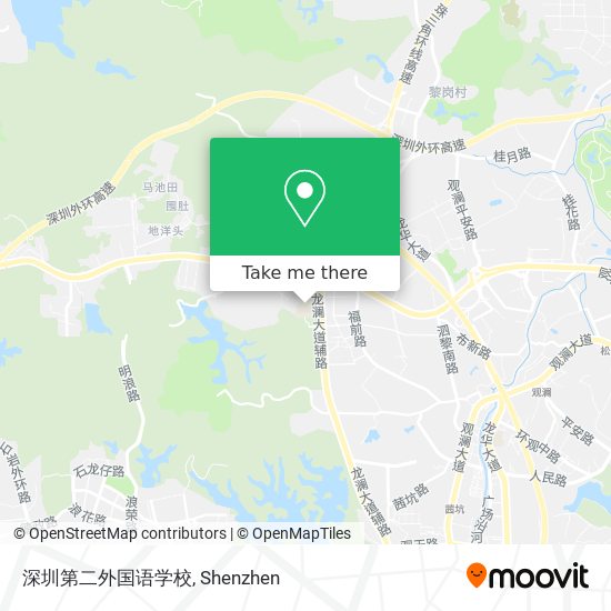 深圳第二外国语学校 map