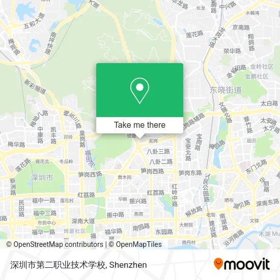 深圳市第二职业技术学校 map