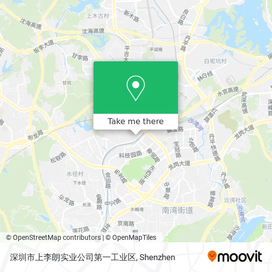 深圳市上李朗实业公司第一工业区 map