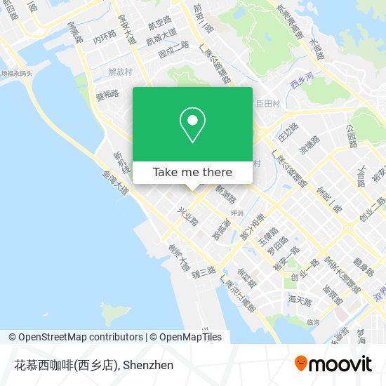 花慕西咖啡(西乡店) map