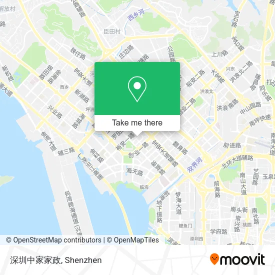 深圳中家家政 map