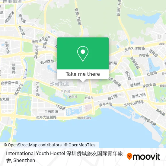 International Youth Hostel 深圳侨城旅友国际青年旅舍 map