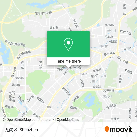 龙岗区 map