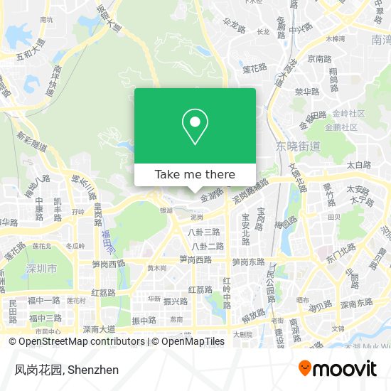 凤岗花园 map