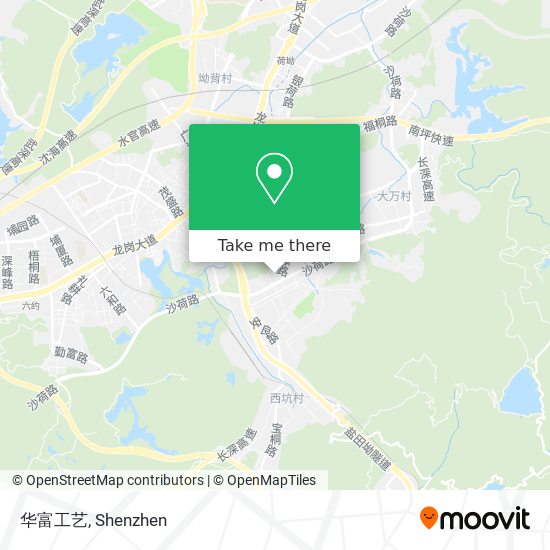 华富工艺 map