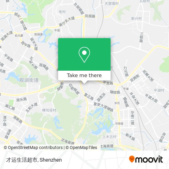 才运生活超市 map