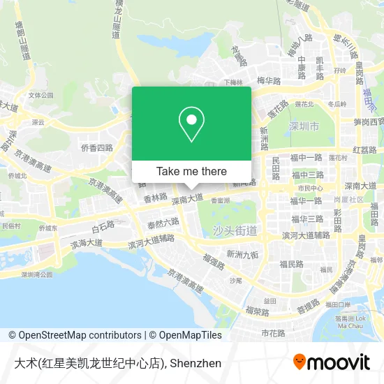 大术(红星美凯龙世纪中心店) map