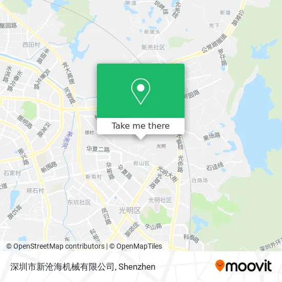 深圳市新沧海机械有限公司 map