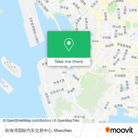 前海湾国际汽车交易中心 map