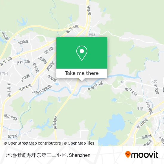 坪地街道办坪东第三工业区 map