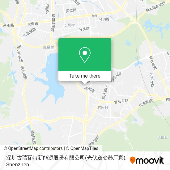 深圳古瑞瓦特新能源股份有限公司(光伏逆变器厂家) map