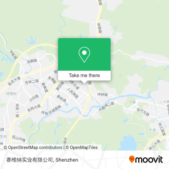 赛维纳实业有限公司 map