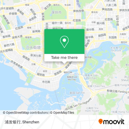 浦发银行 map
