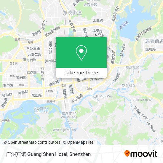 广深宾馆 Guang Shen Hotel map