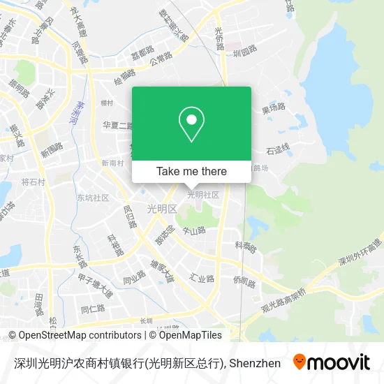 深圳光明沪农商村镇银行(光明新区总行) map