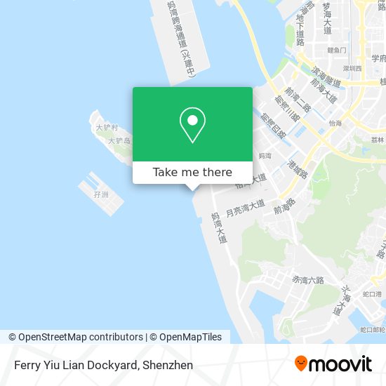 Ferry Yiu Lian Dockyard map